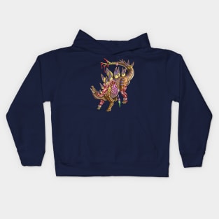 Zombie Stegosaurus Kids Hoodie